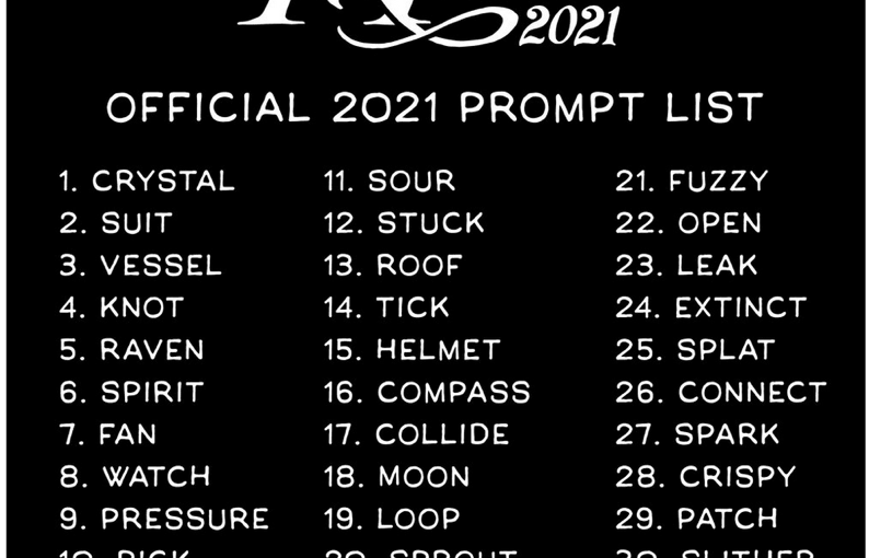 Inktober2021 prompt list